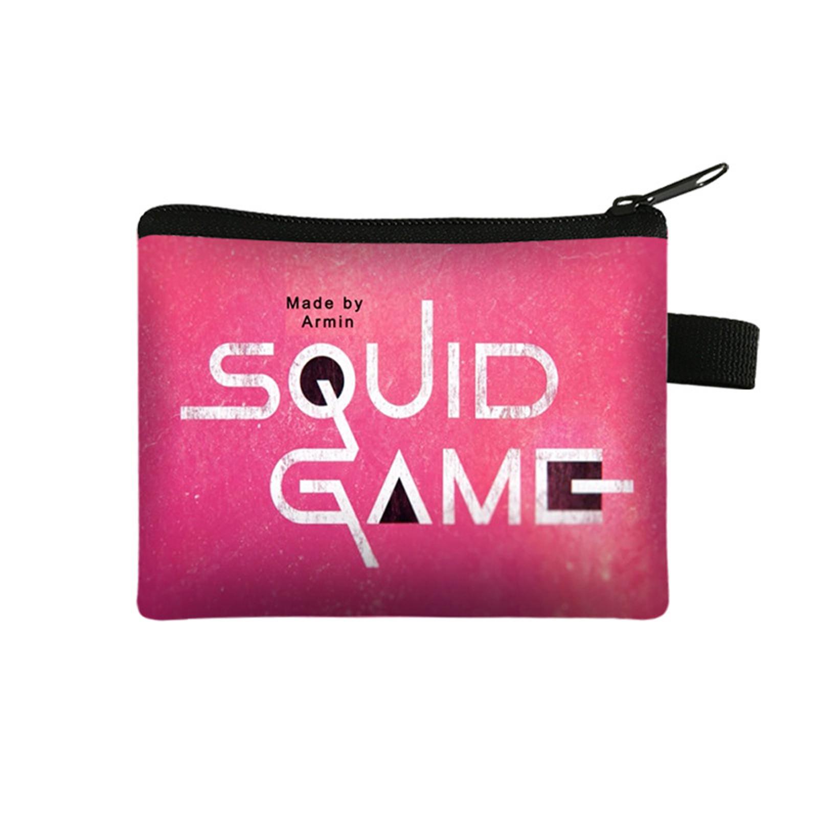 

Игровой кошелек для монет, многоцелевая сумка для хранения ключей из полиэстера, пенал, портативный кошелек на молнии, отличный подарок для мальчиков и девочек 12*10*2 cm