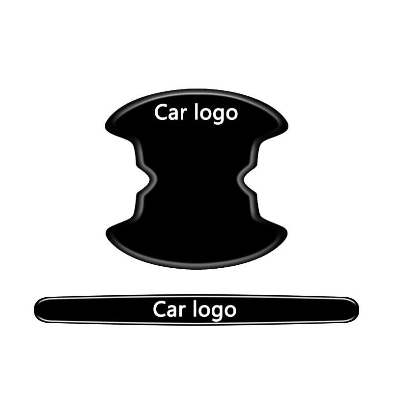 8Pcs Car Door Handle Bowl Anti-Collision Protection Stickers for Mitsubishi Outlander, Lancer, Pajero – Door Cup Guard