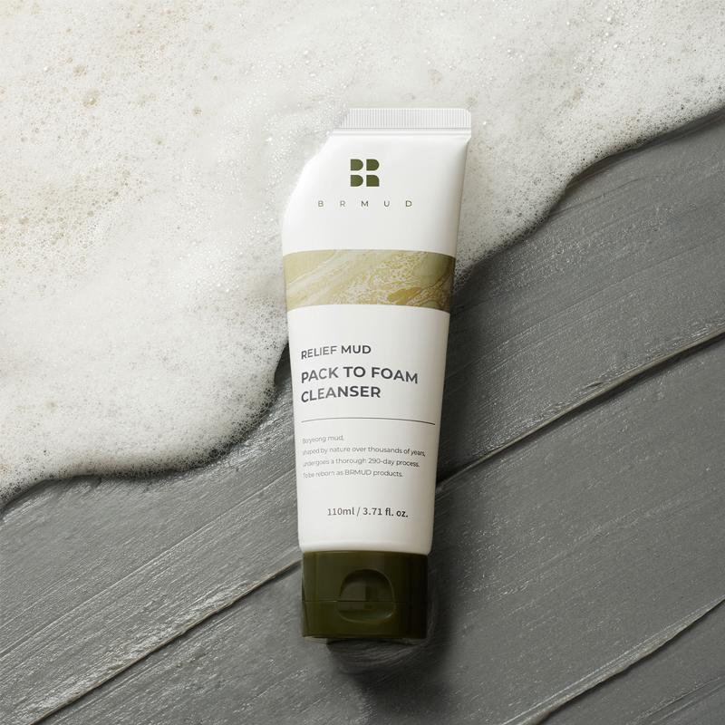 BRMUD Relief Mud Pack To Foam Cleanser 110ml