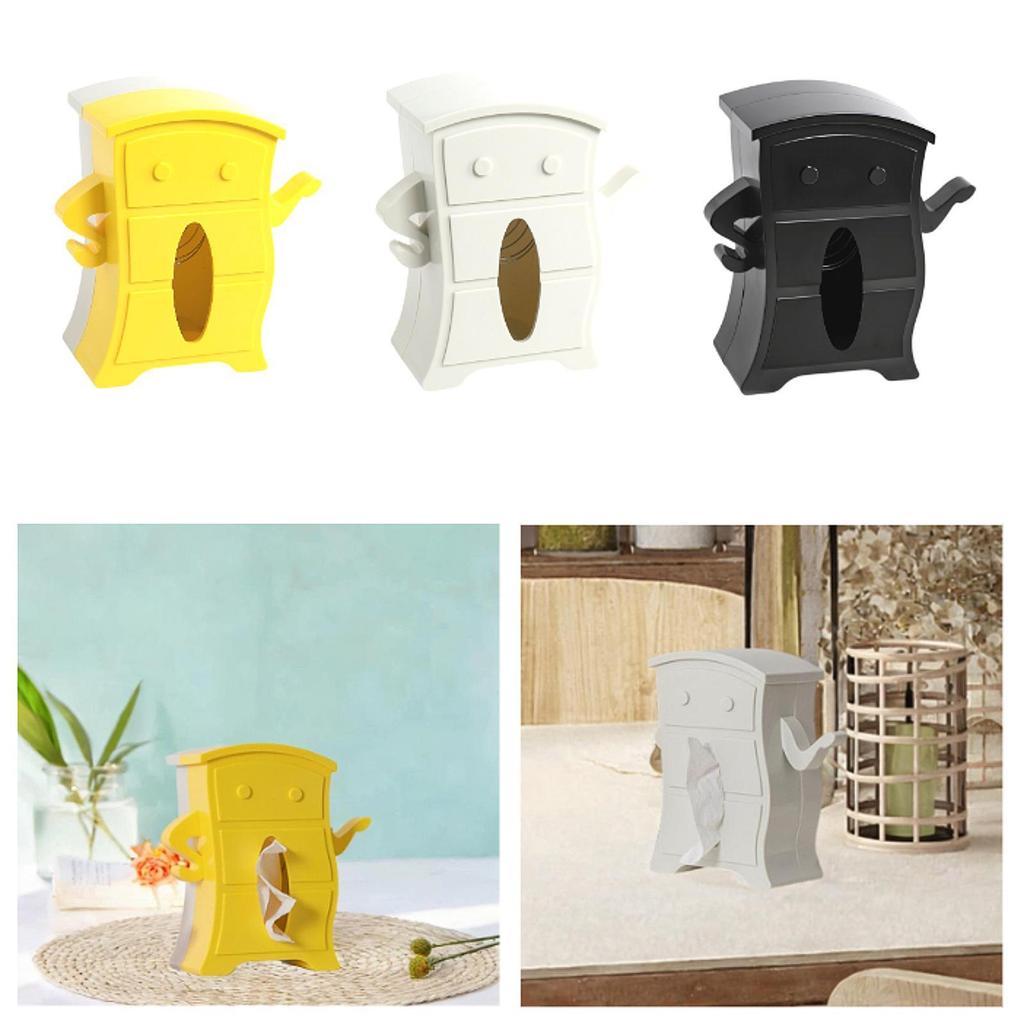 Tissue Box Holder Premium Accessories Facial Tissue Box Organizer Napkin Paper Case for Restaurant Countertop Office Bedroom