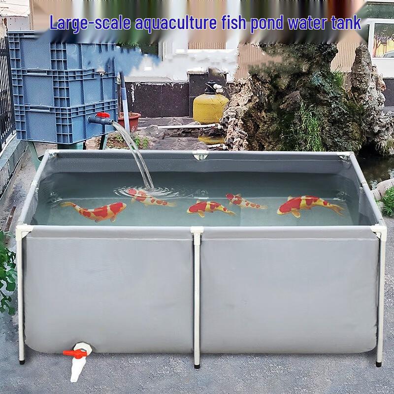 GOWKE Framed PVC Canvas Fish Pond