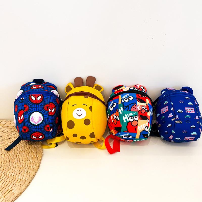 Horse Deer Cute Car Pattern Children Backpack Kindergarten For