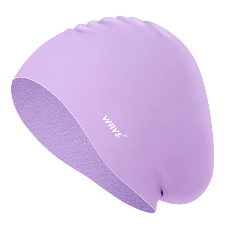 WAVE Unisex Silicone Swim Cap with Ear Protection