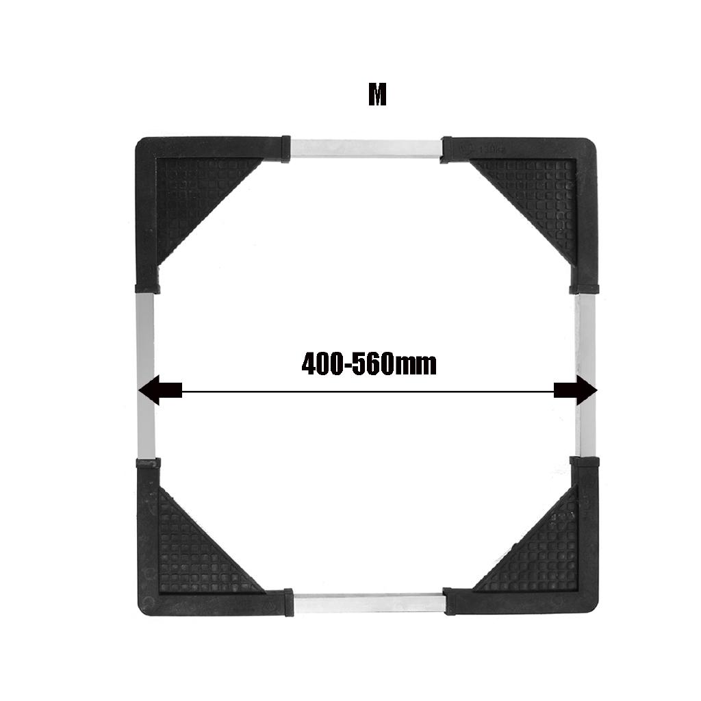 

Регулируемая подставка для стиральной машины и холодильника, пьедестал для прачечной, приподнятая подставка на колесах, прочная, удобная, быстрая установка, легко перемещается 400-560mm