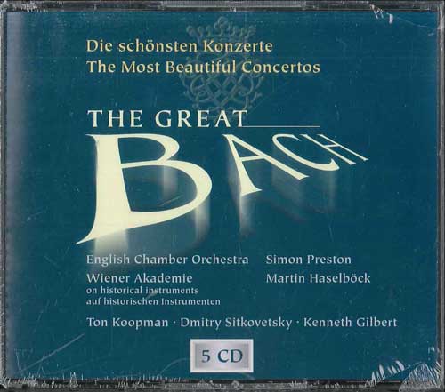 

CD VARIOUS - The Great Bach 1502452 NOVALIS Europe Classical Used