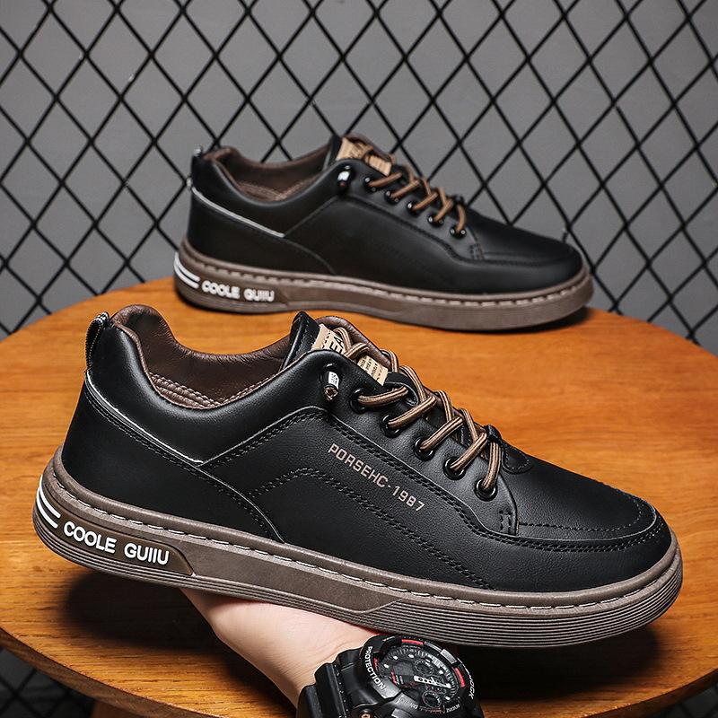 Spring New Casual Shoes  White Shoes Men's Korean Trendy Versatile Flat Shoes Youth Casual Men Shoes