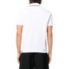 Emporio Armani Color Block Striped Logo Print Short Sleeve Polo Shirt Men Tops White 6L1FA5-1JTKZ-0100