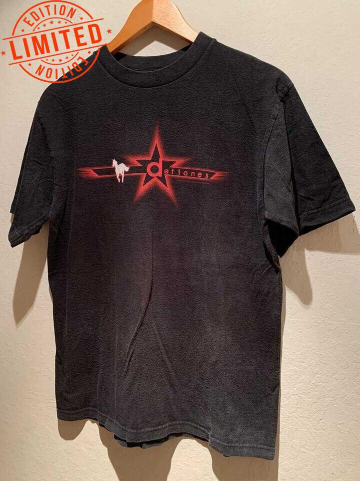 Винтажная футболка Deftones White Pony Унисекс XL
