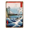 Japan Travel Poster Japanese Ukiyoe Metal Tin Signs Retro Old Style Wall Art Painting Plaque Home Bar Room Decor Vintage Plate