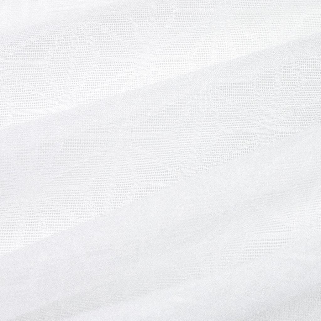 [KYOETSU] Washable Two-Piece Nagajuban (Undergarment for Kimono) - White with Patterned Gauze Fabric, Half-Collar, and Neckline Adjustment - Women's