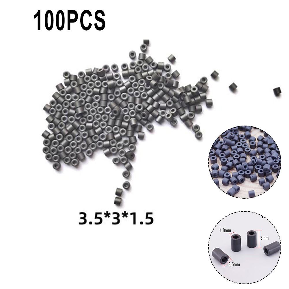 100 buc Margele Ferită Golă cu Orificiu 3.5*3*1.5mm Inel Filtru Anti- Miez