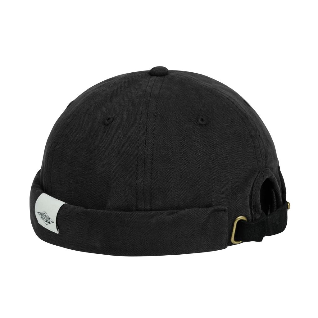 Croogo Brimless Cap for Men and Solid Casual Fashion Hat Fisherman's Women, Cotton, Round, Color, Spring/Summer (G-CT84-Black)