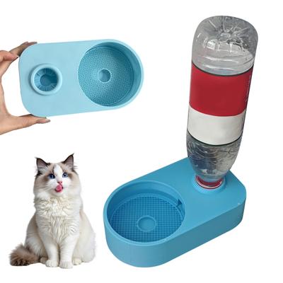 Pet Water Dispenser Automatic Flow Control Pet Waterer for Cats And Dogs Adjustable Stopper Prevents Overflow Easy To Clean Space Saving Pet Drinking
