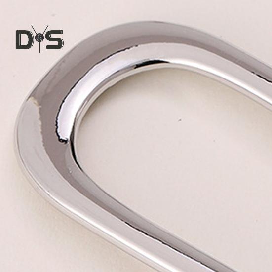 U-Shaped Hair Fork Elegant Golden Silver-color Alloy Anti-slip Long Thick Hair Updo Bun French Hair Pin Stick Women Girls Hair Accessories