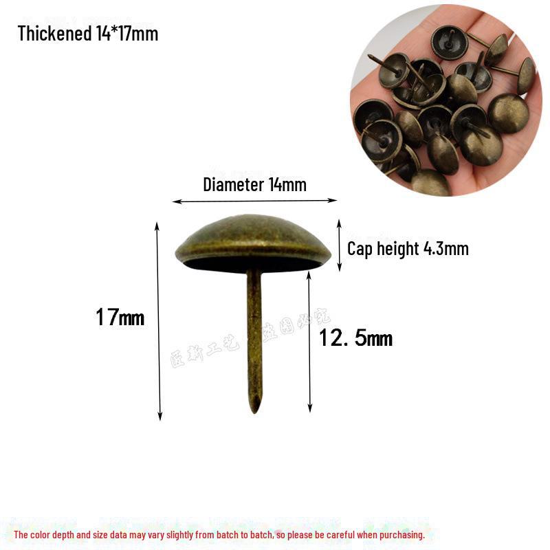 Antike Eisenblase Dekorative Rundkopf Sofanägel für DIY Möbel und Weich-/Hartverpackungen