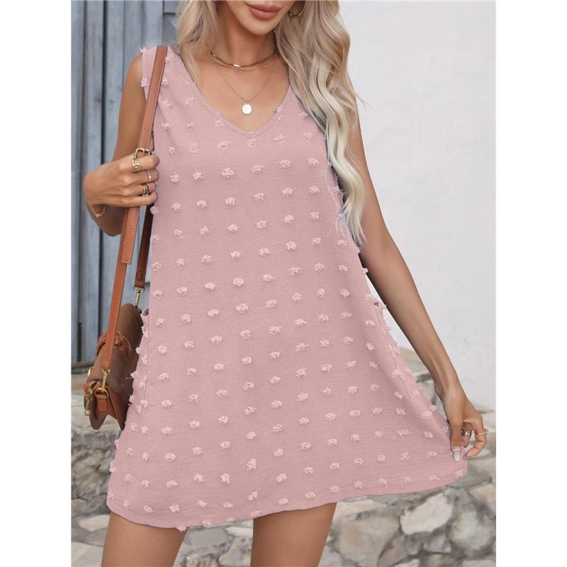 Women's Casual Summer Small Sling Seaside Beach Blouse V neck Loose Vest Sling With Pockets