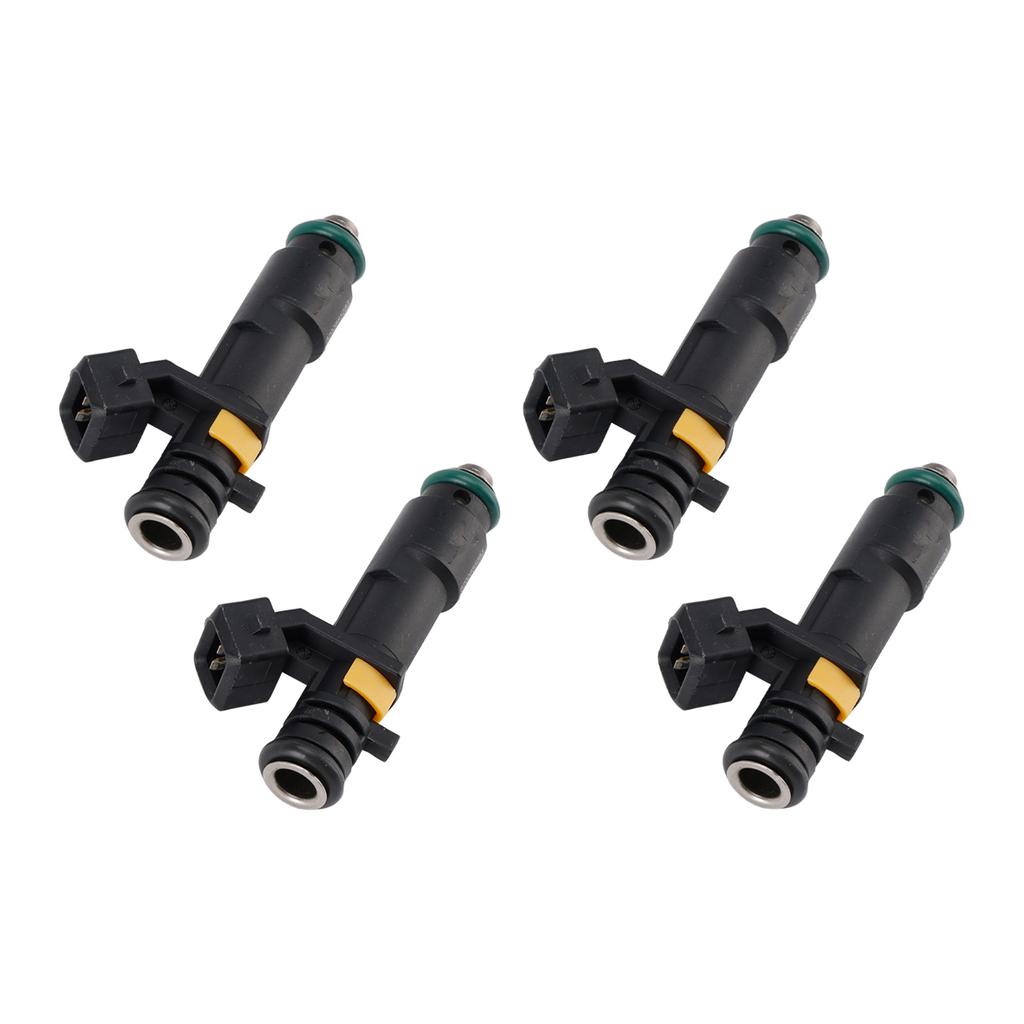4 Stück Kraftstoffeinspritzdüse für Renault Twingo II 1.2 8V D7F 2007-2014 H8200552714