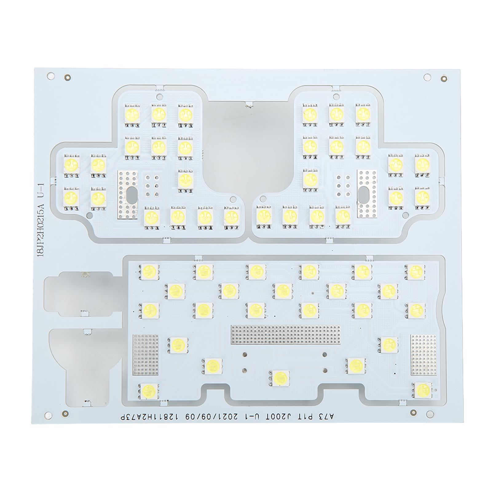 

Car Interior Reading Light 48SMD 12V 50000H White LED Ceiling Roof Lamp Panel 5050 Car Accessories for RAV4 2006‑2012