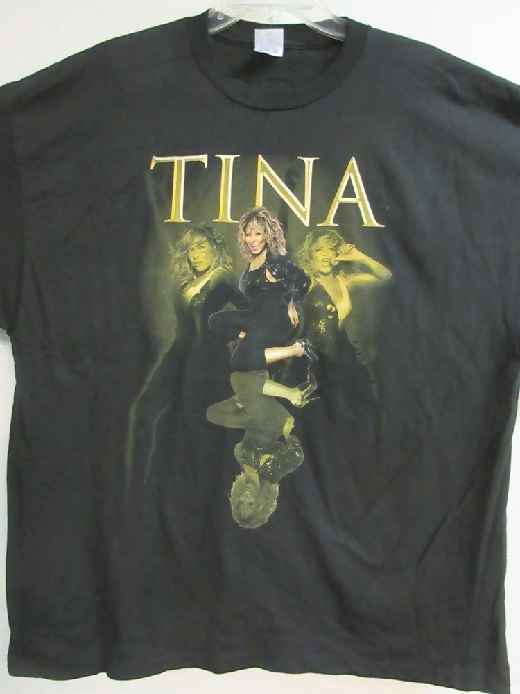 TINA TURNER OFFICIAL MERCH SOLID GOLD TOUR BAND CONCERT MUSIC  2XL / XXL Unisex T-Shirt XL