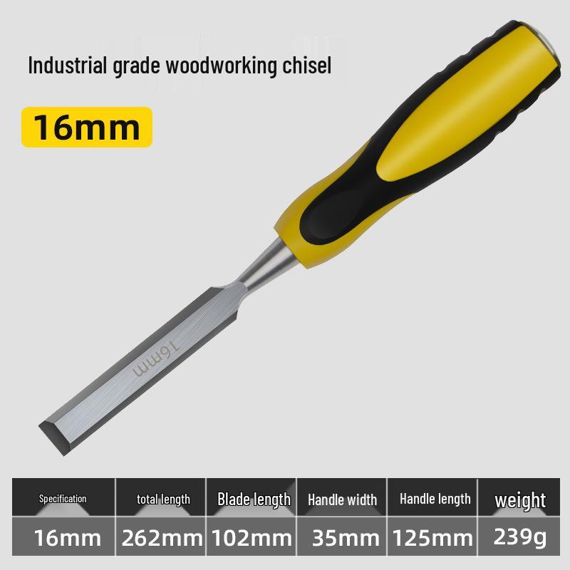 Premium Alloy Steel Woodworking Chisel Set – Complete Flat Chisel Tools for Carving and Decoration