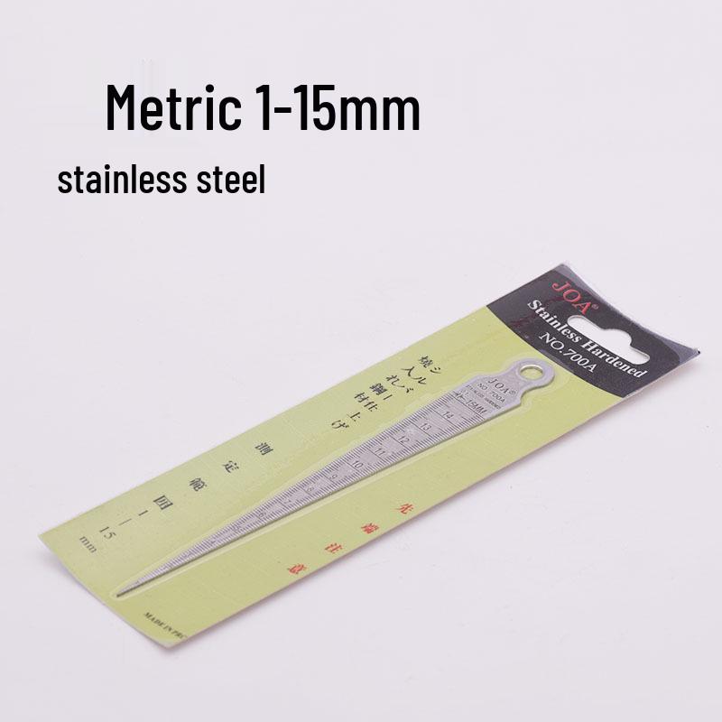 Stainless Steel Metric & Imperial Feeler Gauge Set (1-60mm)