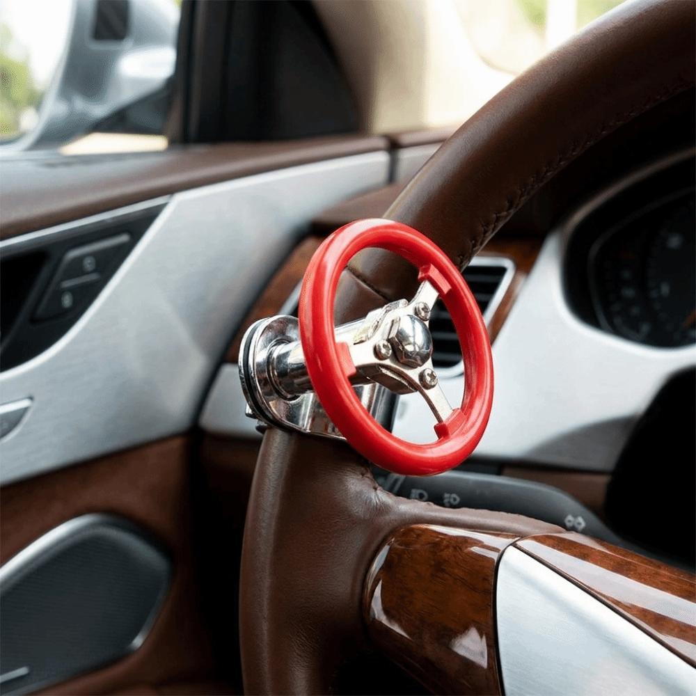 Stainless Steel One Hand Driving Knob Wear Resistant Power Steering Knob Vehicle Interior