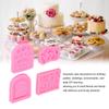4pcs Easy Release Fairy Garden Molds Non-Stick Fondant Cake Molds  Wedding Cake Decor