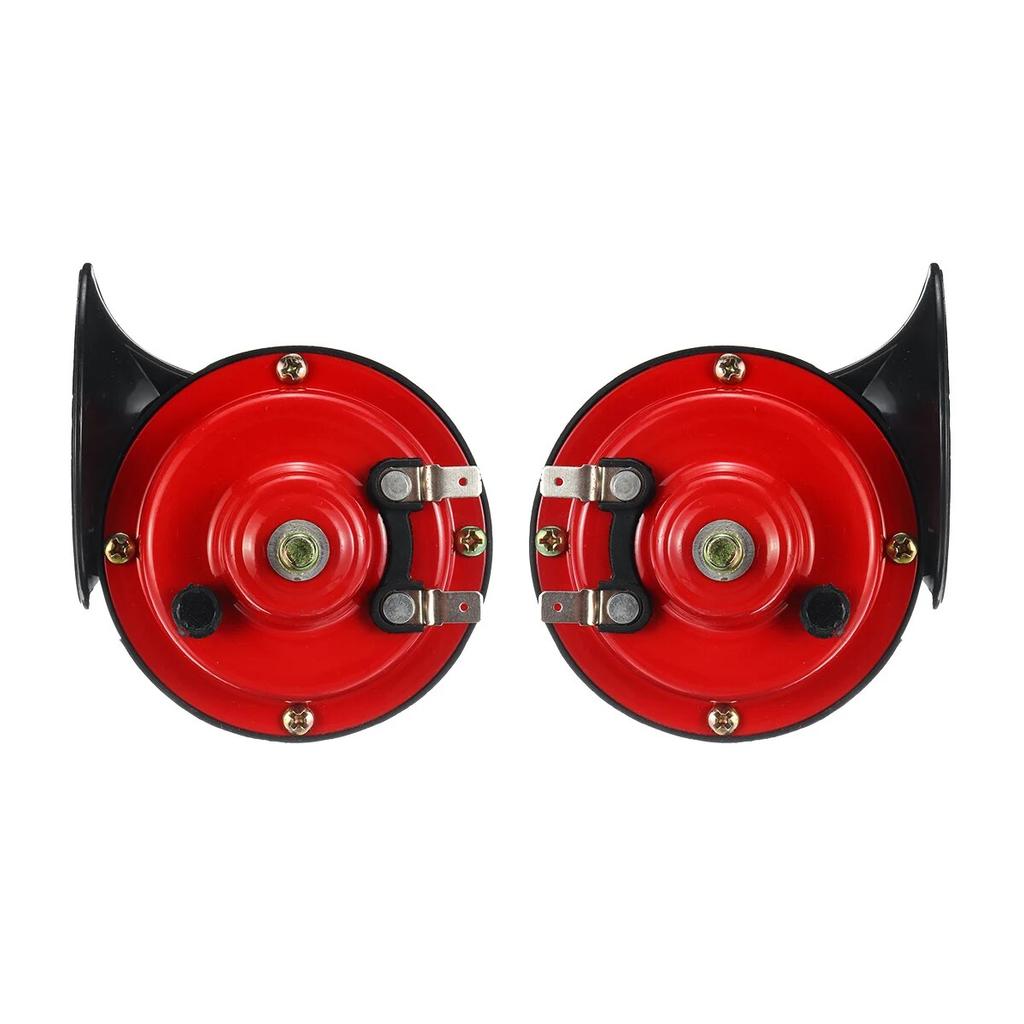 2PCS Universal Loud Car Horn 12V 300DB Electric Snail Train Horn Super Loud Waterproof Horns for Motorcycle Car Truck SUV Boat