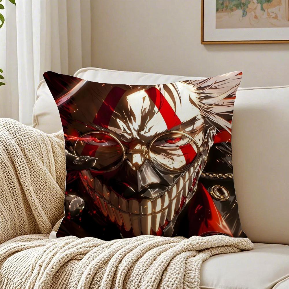 Wacky Japanese Anime DDan Da Dan anime Cushion Cover Pillowcase Antidustmite living Room Sofa Decor Cushion Room
