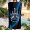 Newcastle United Fußball Strandtuch Weiches Mikrofaser Sommerhandtuch Schnelltrocknendes Saugfähiges Handtuch für Strand Schwimmbad Reisen