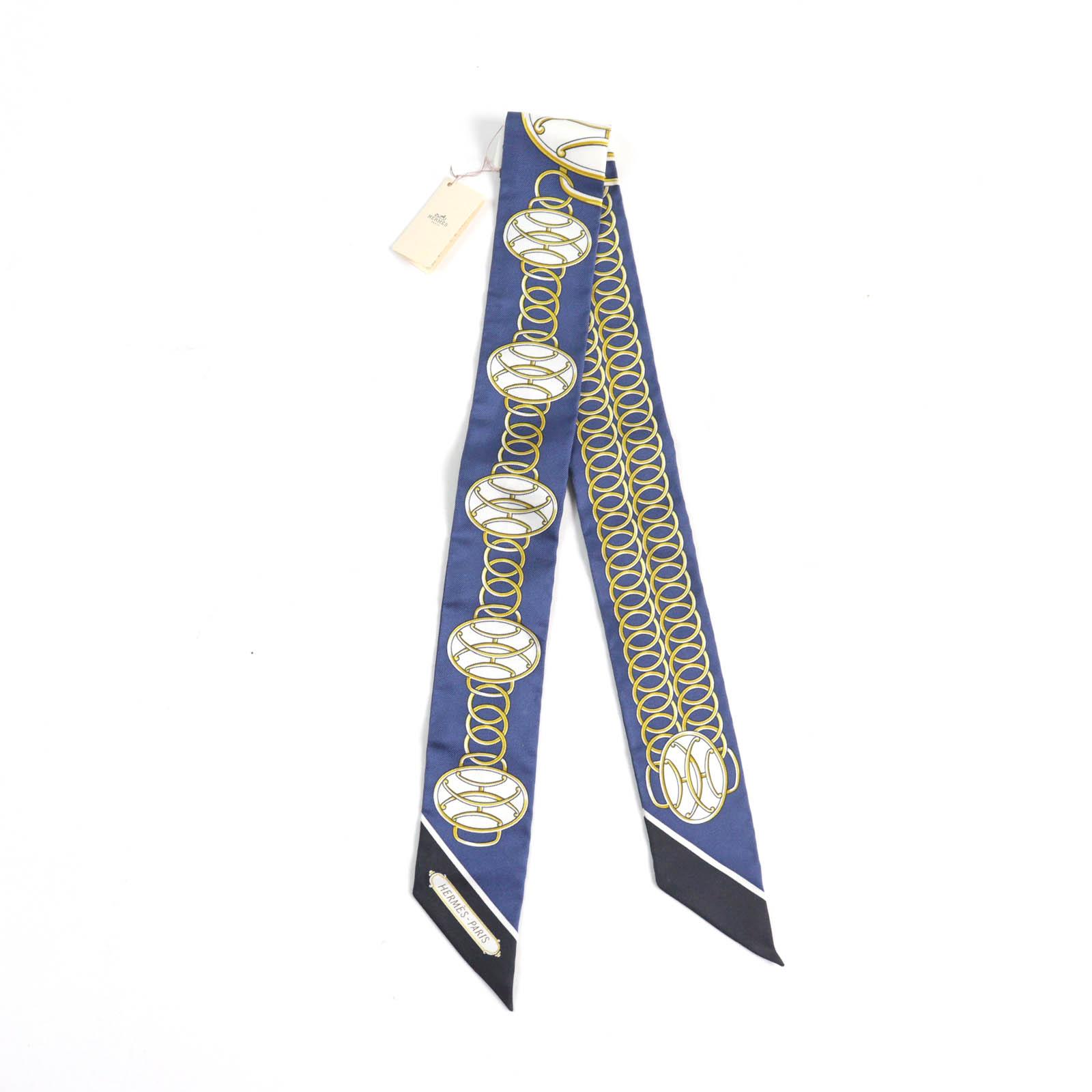 Excellent HERMES scarf Lift Profile Lift Profile silk Women Used
