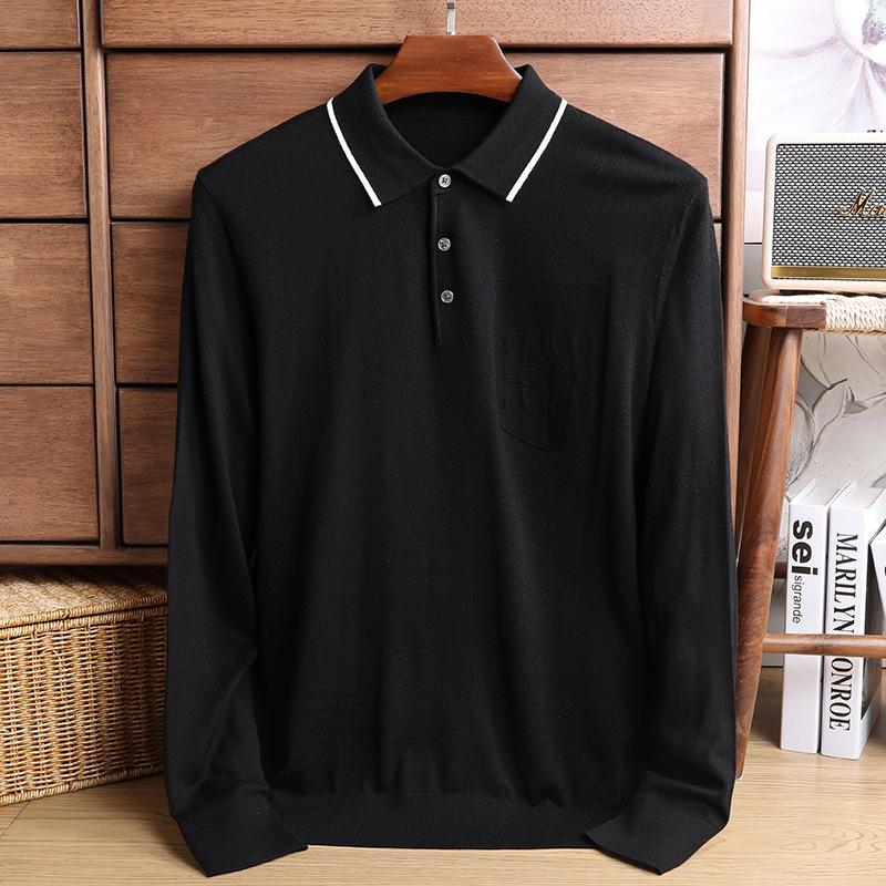 

Универсальный повседневный свитер для среднего и пожилого возраста, рубашка, одежда для папы 4XL