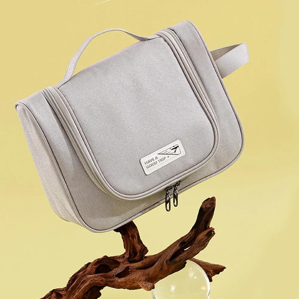 Travel Wash Bag Women Makeup Bags Toiletries Organizer with Hanging Hook Foldable Waterproof Cosmetic Bag Home Makeup Bag