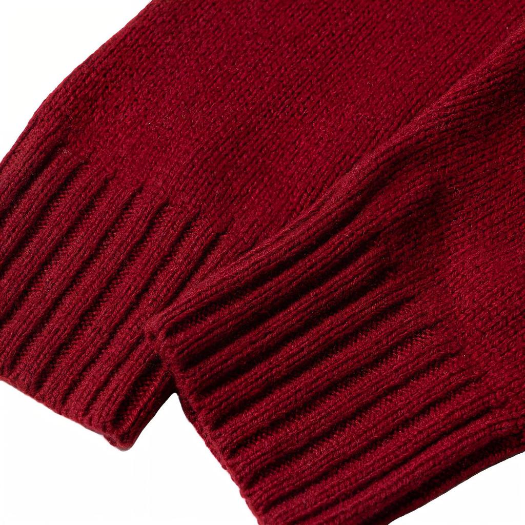 Polo Ralph Lauren FW23 Small Pony Logo Embroidered High Neck Knit Sweater Men Sweater 710777848-003