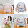 Lolita Style Plush Bunny Crossbody Bag With Cartoon Design For Girls And Kids