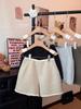 Women's 2025 Winter High-Waisted Woolen A-Line Shorts: Solid Color, Hip-Lifting, Versatile Wide-Leg Korean Style