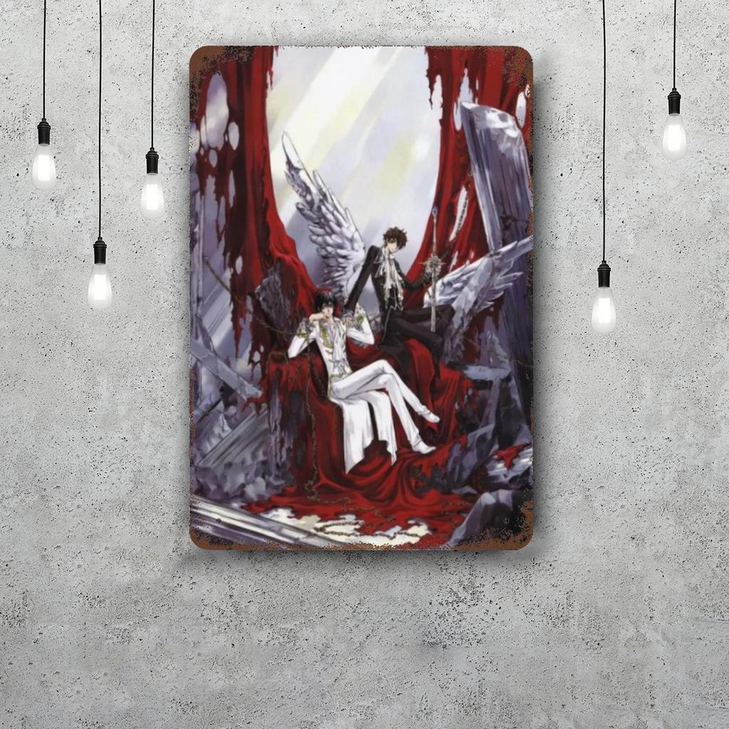 Code Geass Anime Vintage Metal Tin Signs Posters Decor Retro Metal Plaque Wall Art Decor for Garage Bar