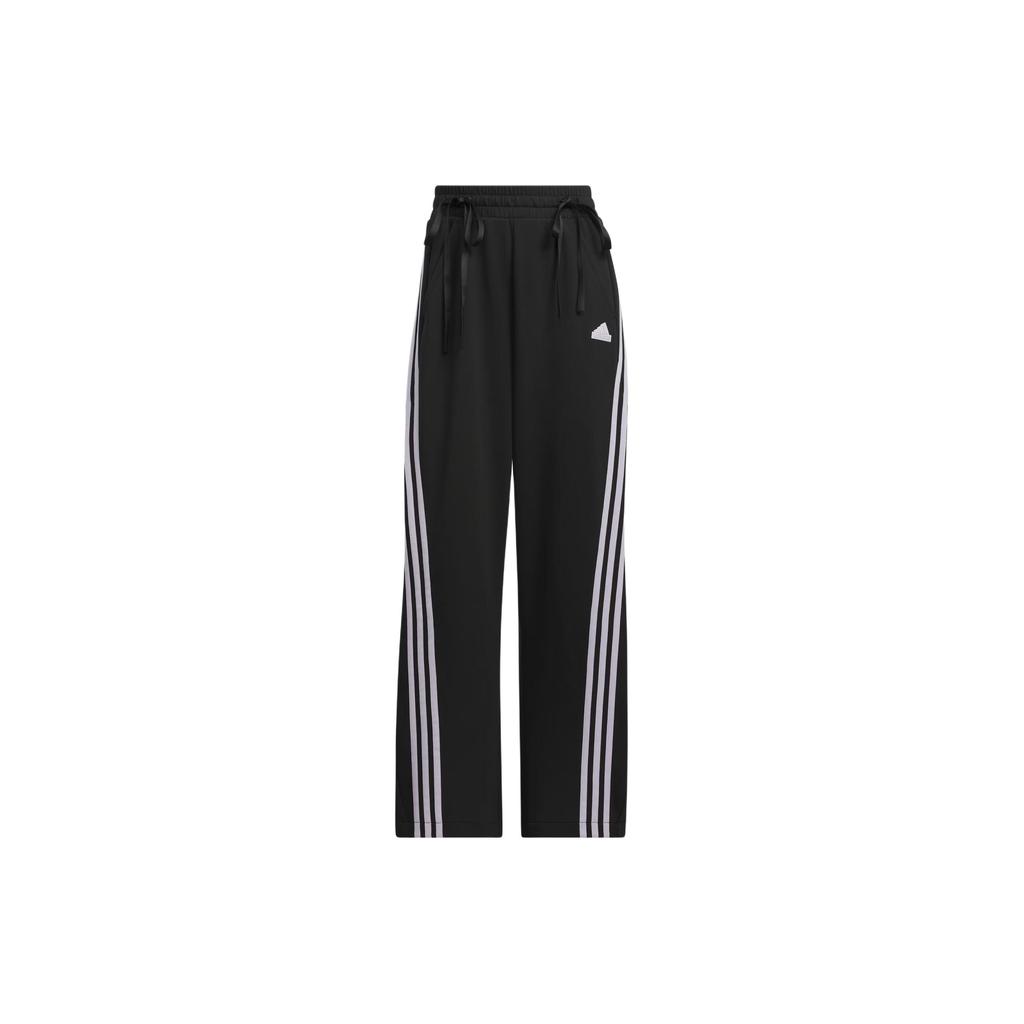 New Adidas Dance Interlock Joggers Knitted Sweatpants Women's Black JI9777