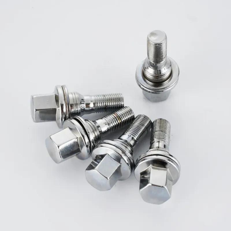 5pcs OEM Style Wheel Lug Bolts Hub Screws for Citroen Peugeot Opel Series M12x1.25 Hex 17mm