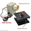 DIY Adjustable 0-50RPM Wire Wrapping Machine Fishing Rotating Rod Winding Drying Converted Equipment Epoxy Resin Gluing Machine