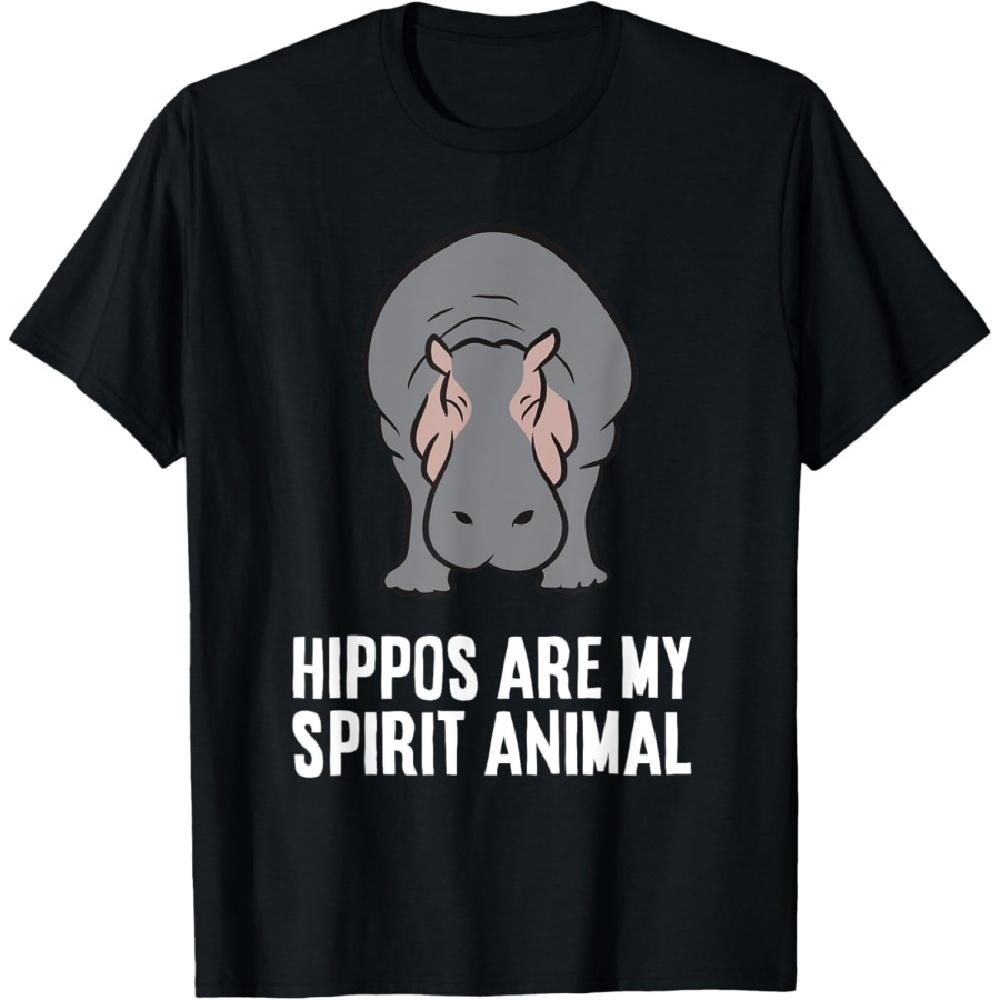 

Hippos Are My Spirit Animal Hippopotamus Animal Hippo T-Shirt XXXXXL