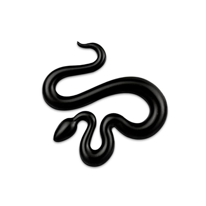 1Pc 3D Metal Snake Car Side Fender Rear Trunk Emblem Badge Sticker Decals for JEEP Wrangler,Car decorations