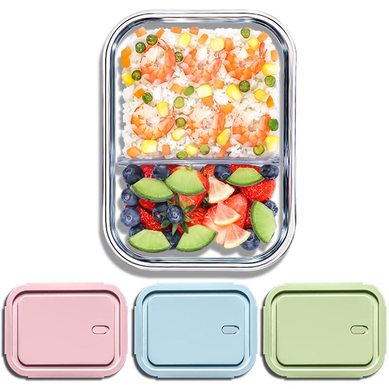 High Borosilicate Glass Lunch Box with Dividers