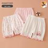 Sommer-Leggings und Pyjamashorts für Mädchen mit Blumenmuster aus Bambus-Baumwolle