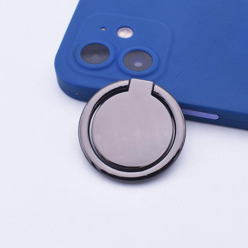 

360° Rotating Matte Metal Phone Stand with Foldable Ring Buckle