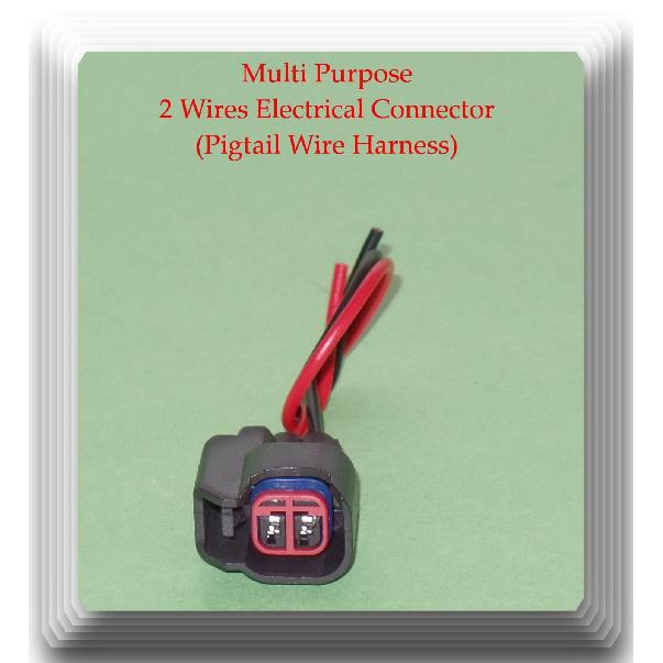 2 Wires Female Electrical Wiring Connector Multi Purpose Fits Mazda Land Rover &