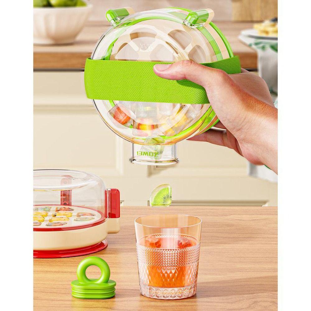 Summer Design Ice King Cup Heat Relief Press Type Cup Kitchen Gadget Ice Making Box Summer Use