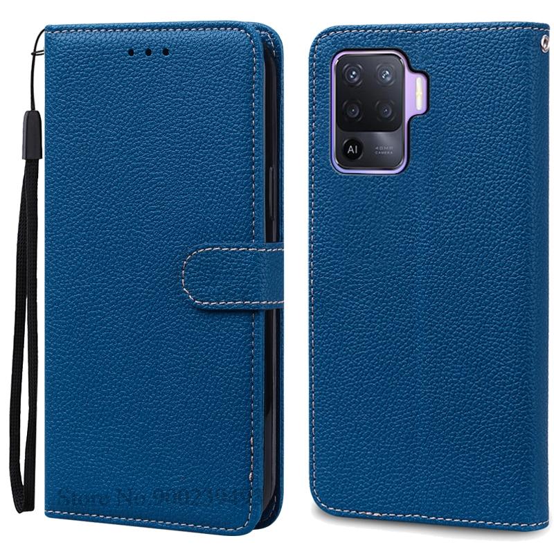 Covers For OPPO Reno 5 Lite Case Soft Silicone Wallet Leather Flip Case For OPPO Reno5 Lite Phone Case Carcasa Casing Book Cover
