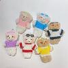 Bag Pendant Cute Backpack Pendant Plush Dolls Keychains Plush Material for Keys