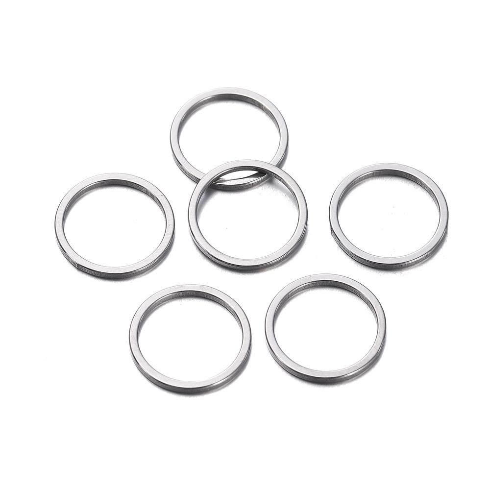 10pcs Stainless Steel Geometric Star Cross Round Frame Earrings Charms Connectors for Necklaces Earrings Jewelry Making Supplies